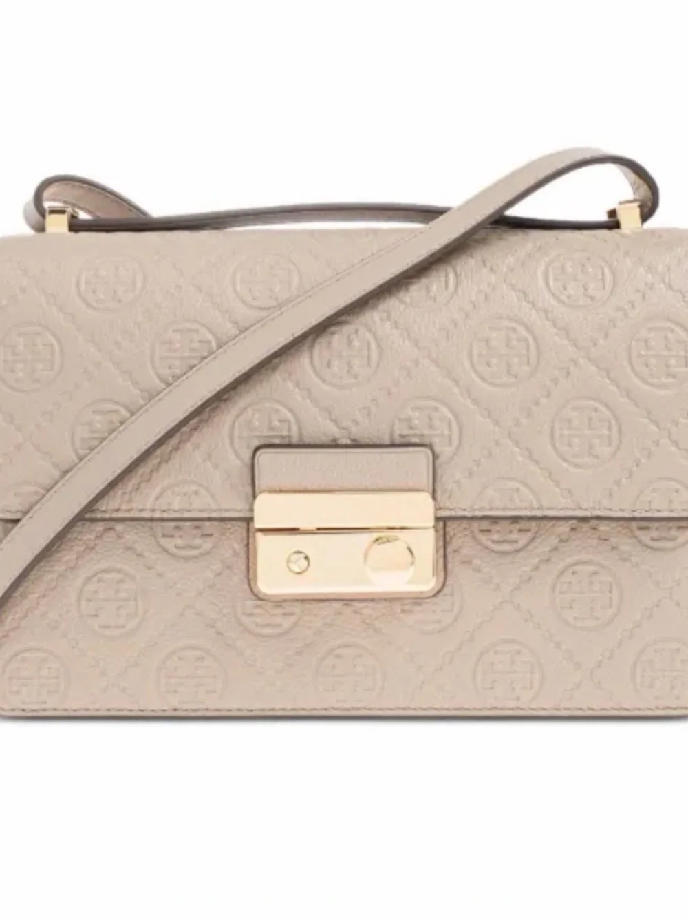 Tory Burch Blush Quilted Leather Chain Shoulder Bag